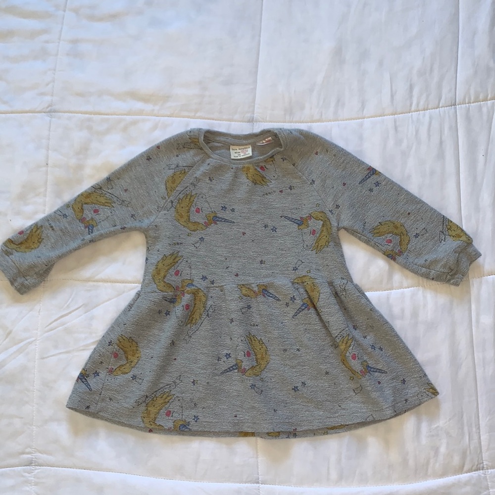 🌻 Zara BabyGirl Unicorn Dress 18/24 Months